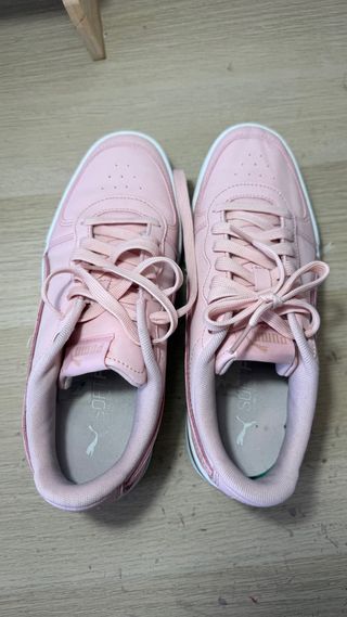 Zapatillas Puma Rosa y Dorado mujer