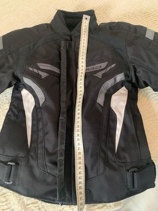 Chaqueta Moto Niña/o Bela Negra y Gris