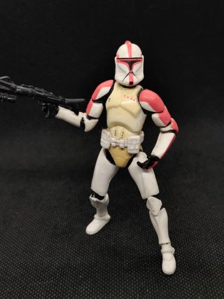 Figura Star Wars Clone Trooper Captain AOTC Saga S