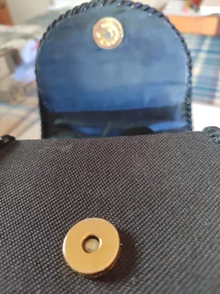 Bolso de noche vintage.  Sarga y pasamanería