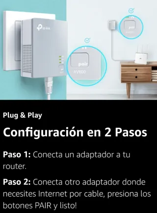 Adaptador PLC TP-Link AV600 Red Eléctrica