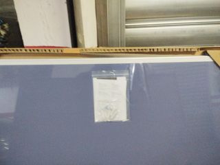 Pizarra Corcho Metálica Azul