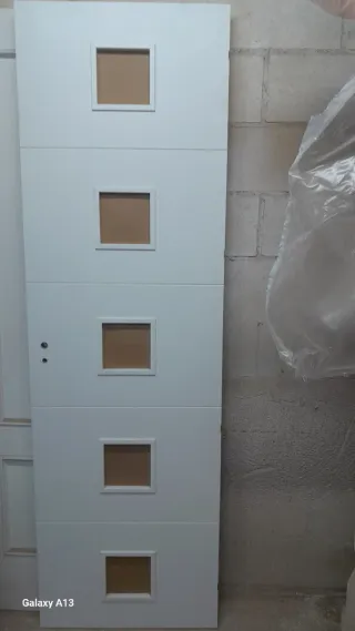 Puerta lacada blanco 203x62,5