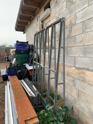 2Soportes de transporte de ventanas