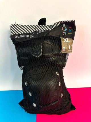 Kit 3 Protecciones Oxelo Fit 500 - Talla XL-Skate