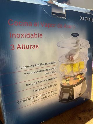 Cocina Vapor Acero Inoxidable 3 Alturas