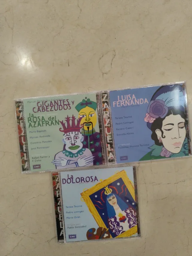 Lote 3 Zarzuelas: Gigantes y Cabezudos, Luisa Fern