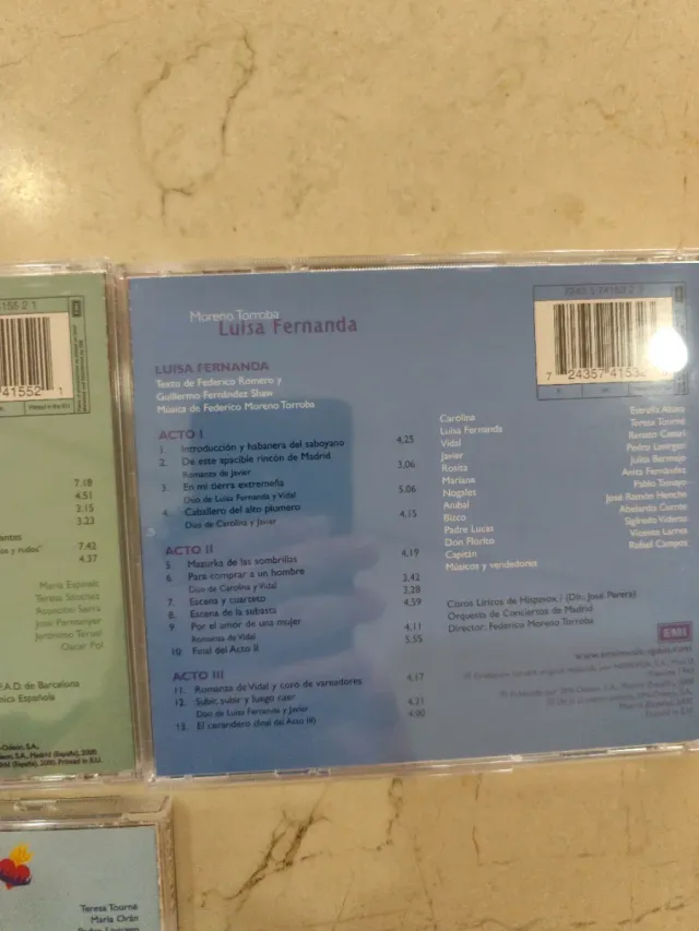 Lote 3 Zarzuelas: Gigantes y Cabezudos, Luisa Fern