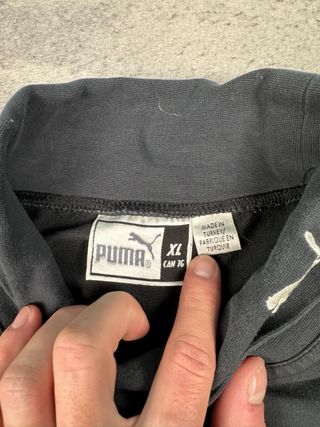 Camiseta manga larga cuello alto Puma gris