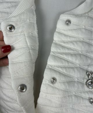 Zara chaqueta Joya Marfil Talla S-XS