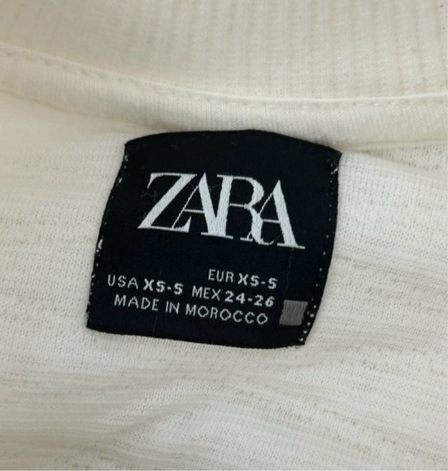 Zara chaqueta Joya Marfil Talla S-XS