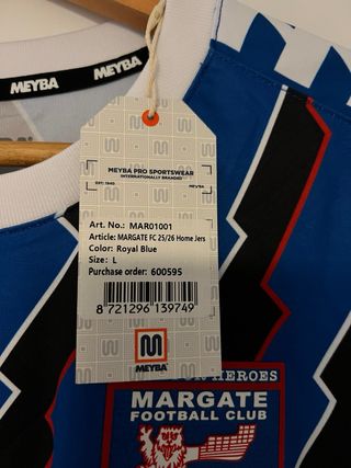 Camiseta Meyba Margate FC Talla L