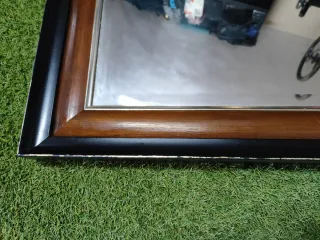 Espejo grande marco madera