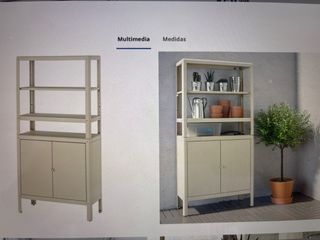 Estantería con armario Kolbjörn Ikea