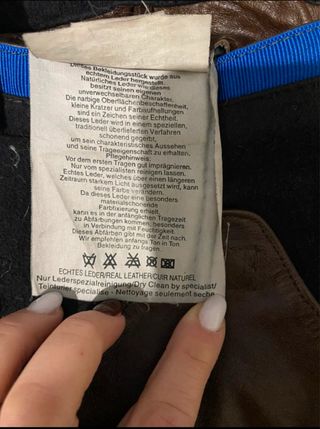 Giacca vera pelle taglia S vintage