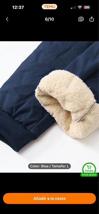 Pantalones de chándal gruesos invierno azul XXXL