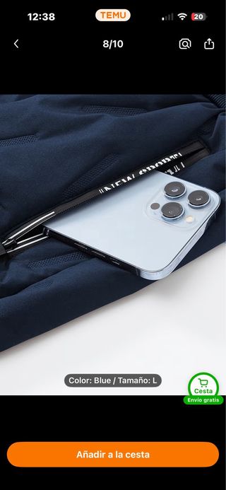 Pantalones de chándal gruesos invierno azul XXXL