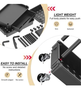 Carrito de almacenamiento 4 niveles con cajón