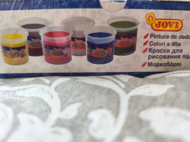 Pintura de dedos Jovi - 6 colores