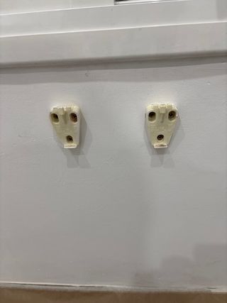 Calefactor eléctrico blanco