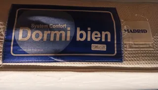 Colchón y somier 1,90 x 1,20