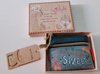 Cartera monedero Sweet Candy azul