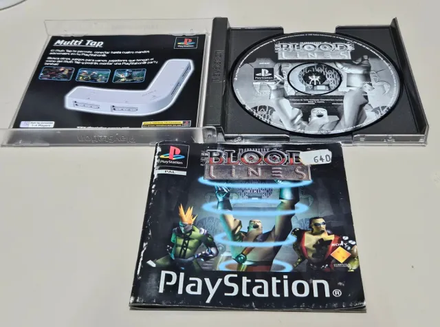 Blood Lines PS1 con instrucciones