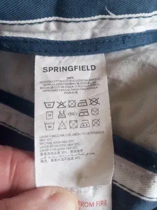 Pantalón Springfield Hombre Azul