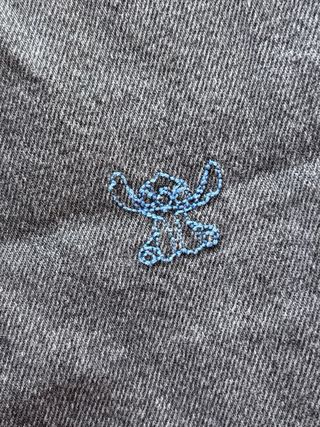 Zara Jeans Niña Estampado Stitch