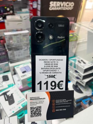 Redmi Note 13 128GB Negro