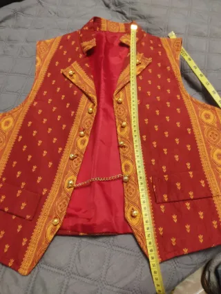 Chaleco y fajín fallero adolescente o adulto