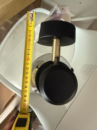 Apliques de pared negros y transparentes