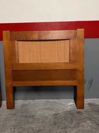 Cabeceros matrimonio/individual + 2 mesitas noche