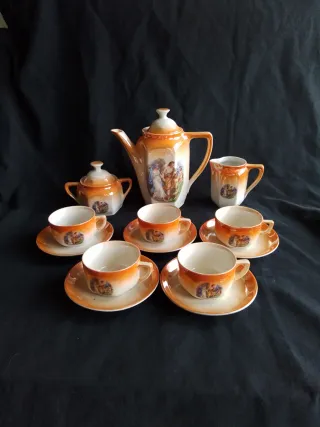 Juego de café Modernista antiguo