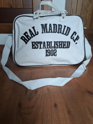 Bolso Real Madrid CF Piel Blanco