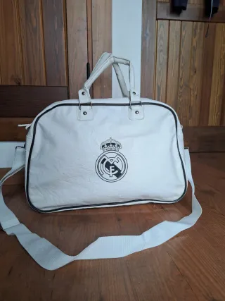 Bolso Real Madrid CF Piel Blanco
