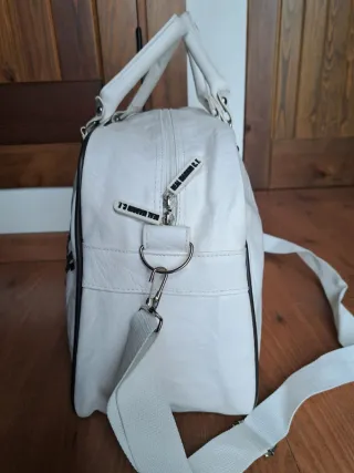 Bolso Real Madrid CF Piel Blanco