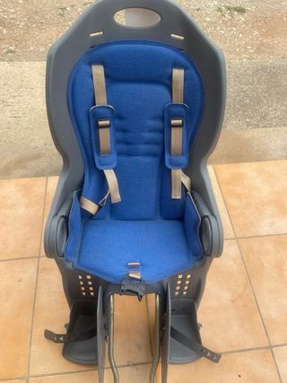 Silla niño bicicleta azul