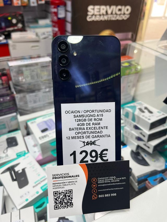 Samsung A15 128GB Azul - ¡Oportunidad!