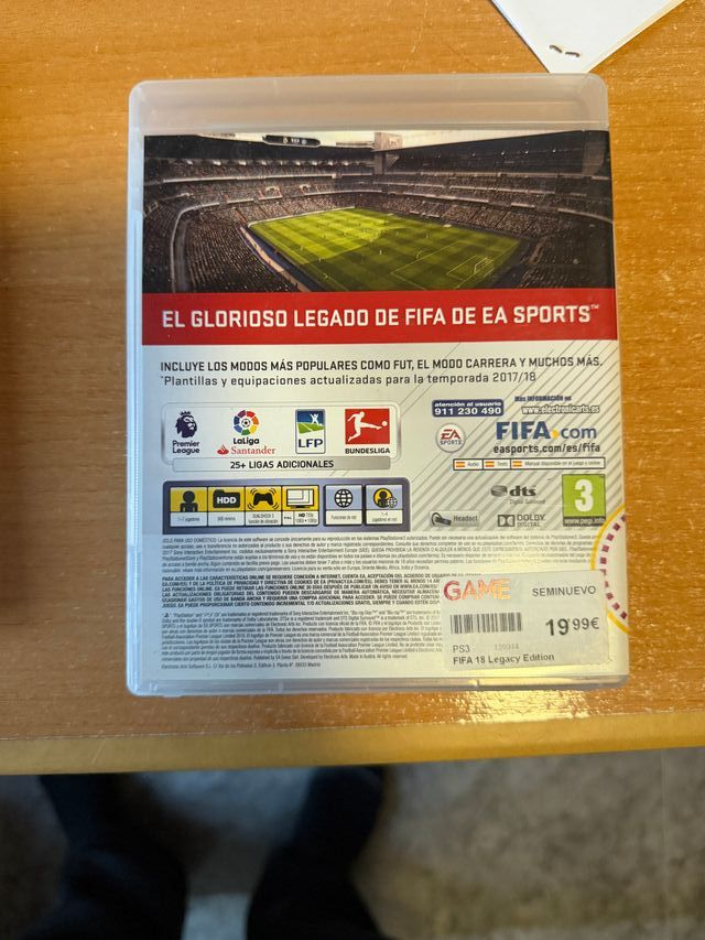 Colección de FIFAS PS3 (FIFA 14, 16, 17, 18)