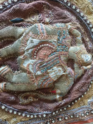 Arazzo stoffa rilievo oriente