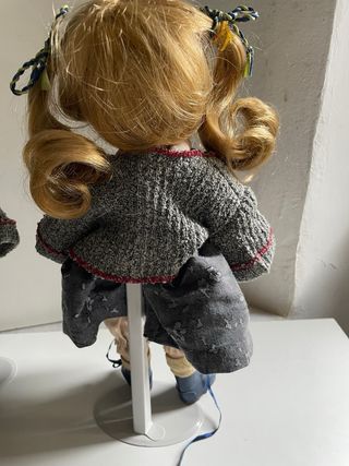 Muñecos - pareja muñecos reproducción antiguas