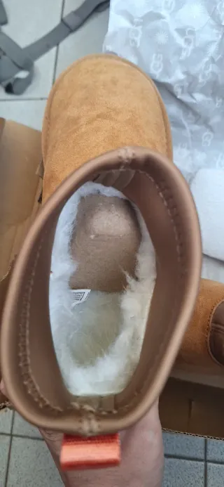 Botas UGG Classic Mini Dipper Plataforma Marrón