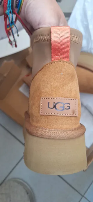 Botas UGG Classic Mini Dipper Plataforma Marrón