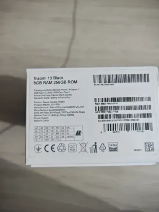 Xiaomi 13 8/256 (factura y garantia 1 año)