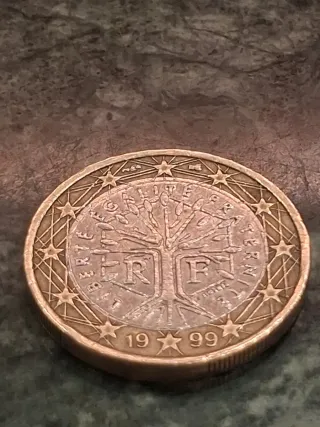 Moneda 1 Euro Árbol de la Vida 1999