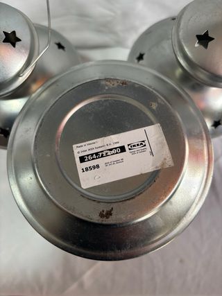 Farolillos decorativos Ikea (Set de 3)