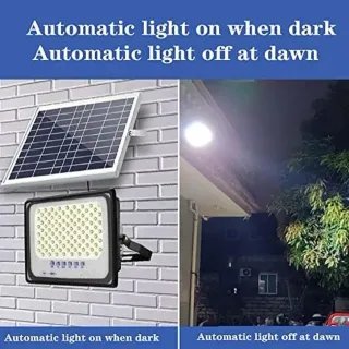 Faro per Esterni Con Pannello Solare da 2000W NEW