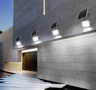 Faro per Esterni Con Pannello Solare da 2000W NEW