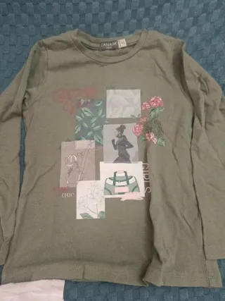 Lote 3 camisetas niña talla 104